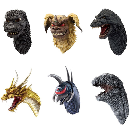 Ichibansho Zakka Monster Head Magnets (Monster Biographies G) (Box of 6 Random) "Godzilla" | Bandai Tamashii Nations