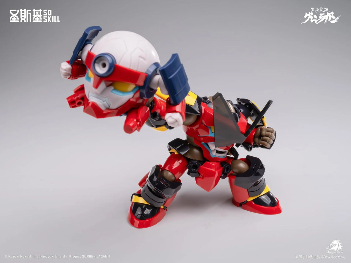 SSK-TTGL-01 1/12 Gurren Lagann (Chibi Ver.) Model Kit "Tengen Toppa Gurren Lagann" | SOSKILL