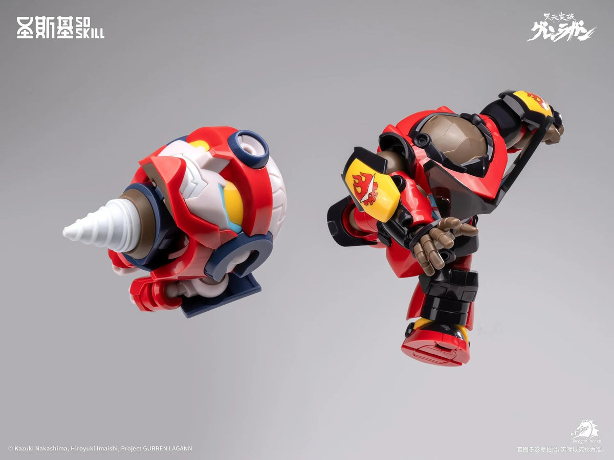 SSK-TTGL-01 1/12 Gurren Lagann (Chibi Ver.) Model Kit "Tengen Toppa Gurren Lagann" | SOSKILL