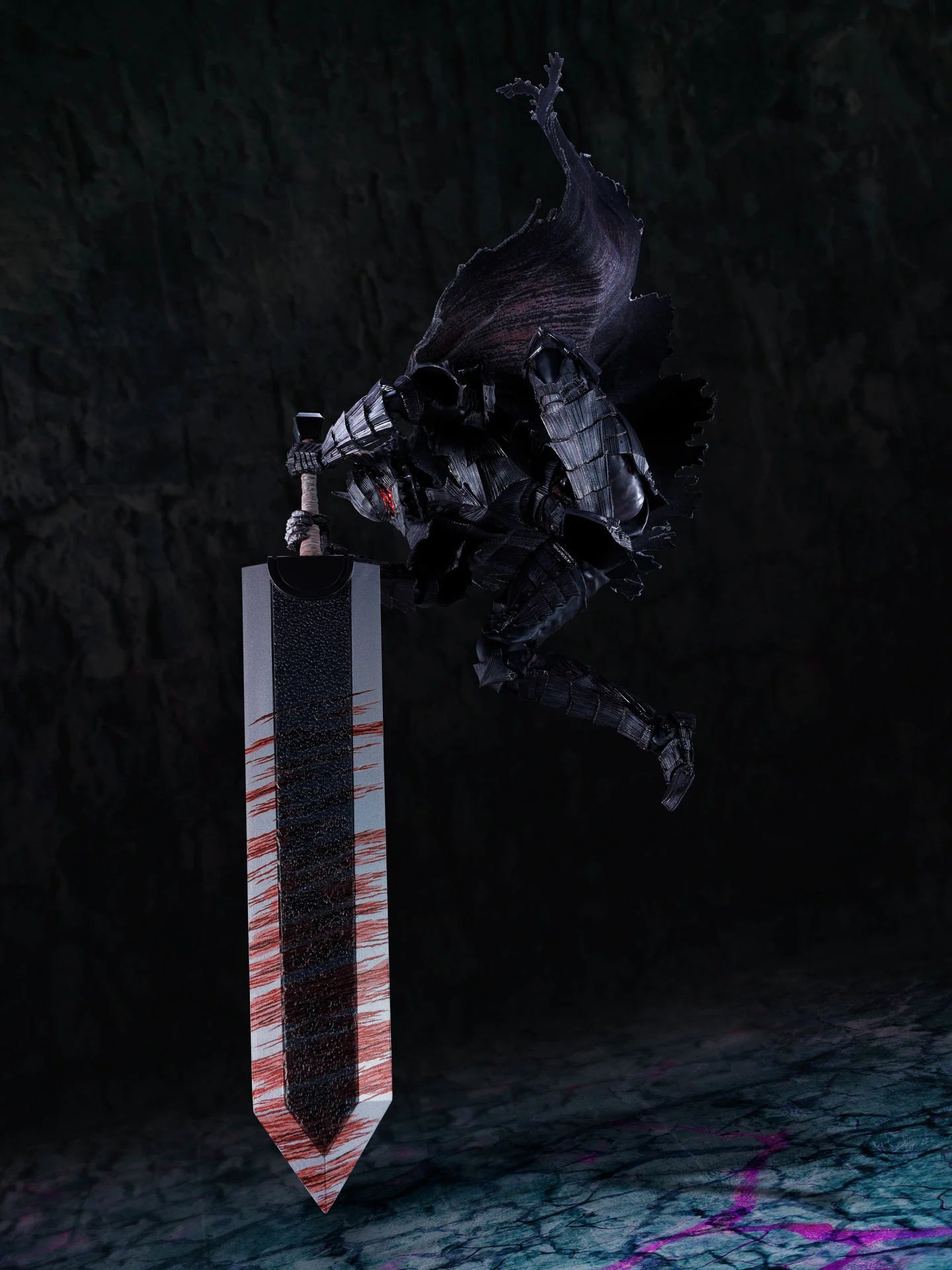 S.H. Figuarts Guts (Berserker Armor) (Heat of Passion Battle Ver.) Action Figure "Berserker" | Bandai Tamashii Nations