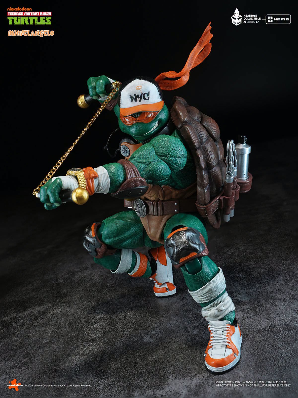 HB0104 Michelangelo (Deluxe Ver.) "Teenage Mutant Ninja Turtles " | HeatBoys