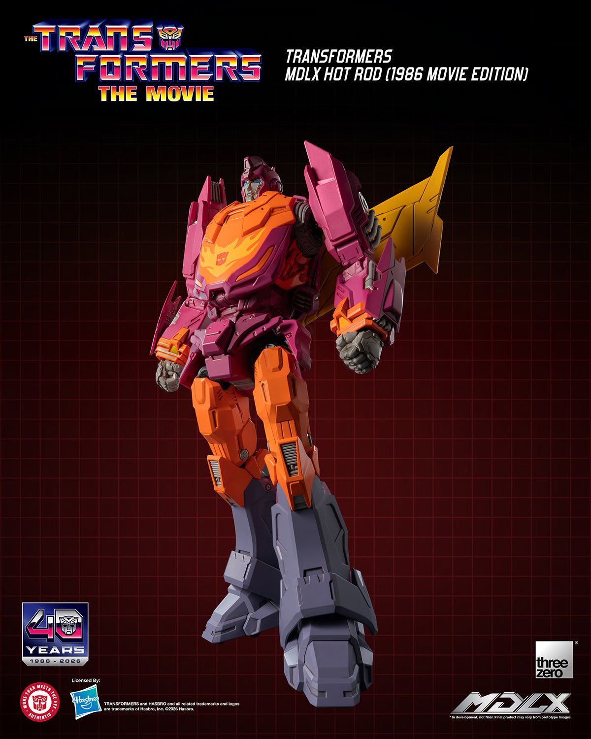 MDLX Hot Rod (1986 Movie Edition) "Transformers" | Threezero