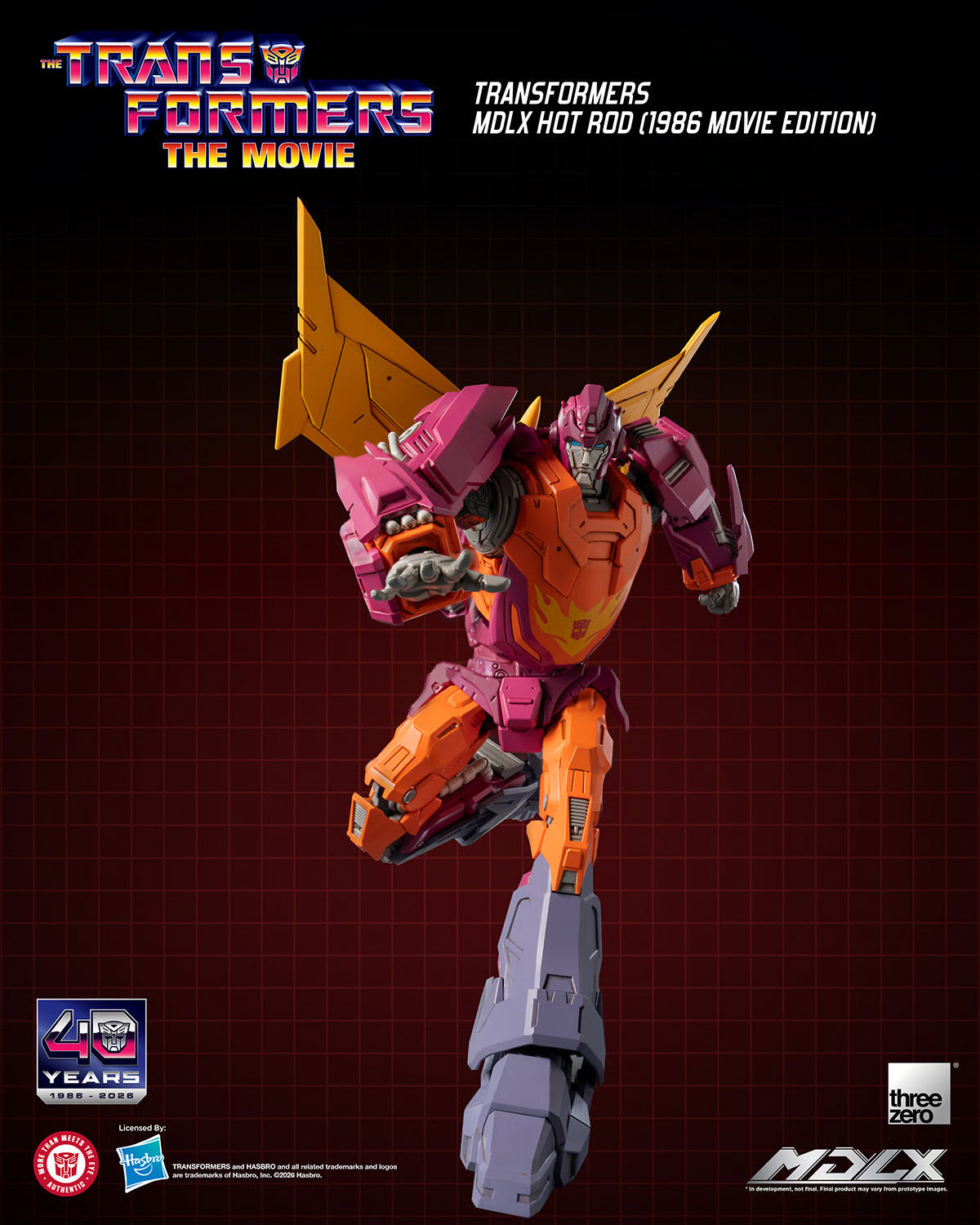 MDLX Hot Rod (1986 Movie Edition) "Transformers" | Threezero