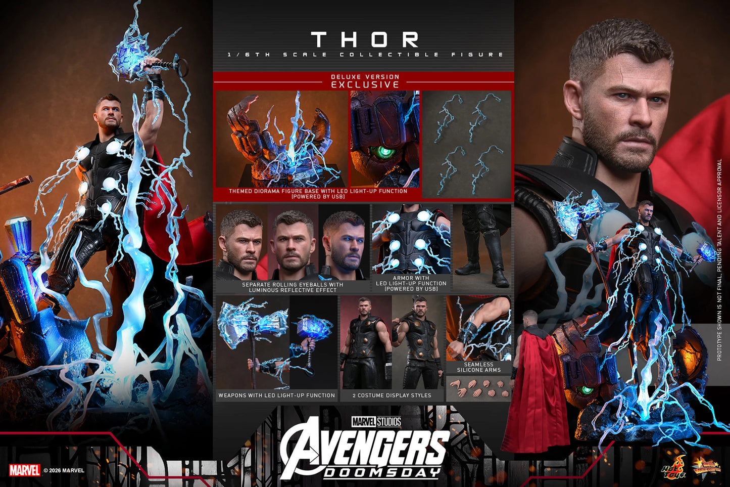 Hot Toys 1/6 Thor (Deluxe Version)"Avengers: Doomsday" | Hot Toys