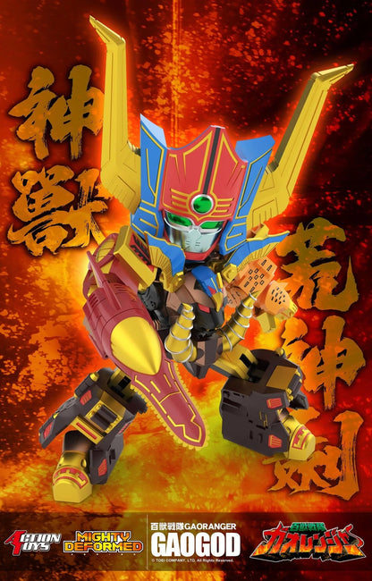 Action Toys Hyakuju Sentai Gaoranger Mighty Deformed GaoGod"Hyakujuu Hyakuju Gattai" | Action Toys