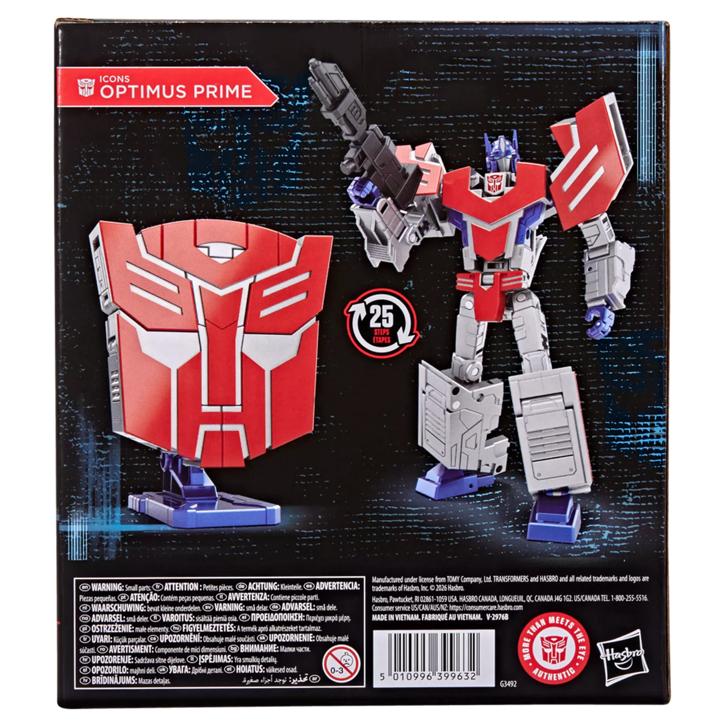 Transformers Icons Autobot Optimus Prime "Transformers" | Hasbro
