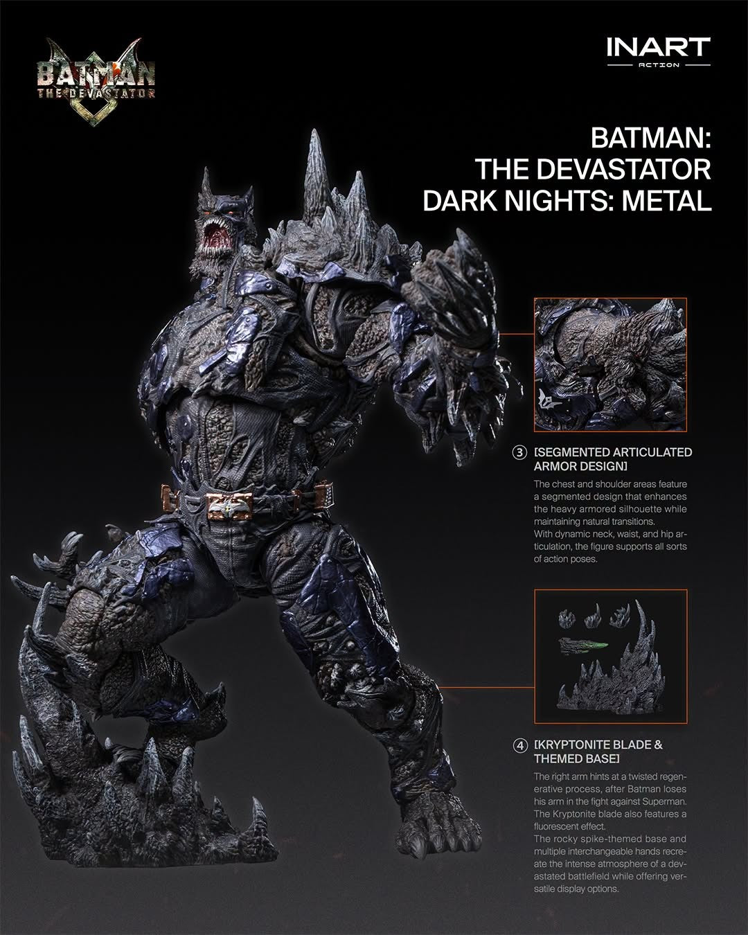 InArt 1/12 Devastator "Dark Nights:Metal" | InArt 1/12 Scale