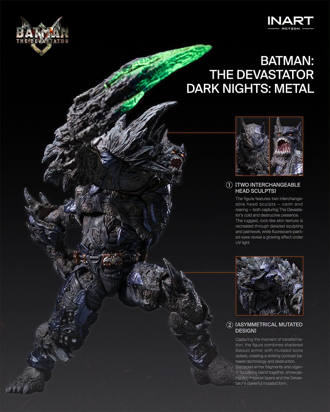 InArt 1/12 Devastator "Dark Nights:Metal" | InArt 1/12 Scale