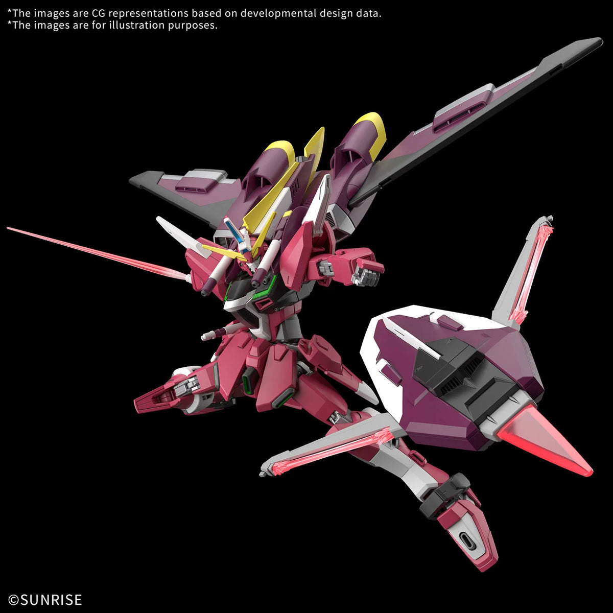 HGCE Infinite Justice Gundam & Booster Unit (Tentative) 1/144 Scale Model Kit "Mobile Suit Gundam SEED Freedom Zero" | Bandai Hobby