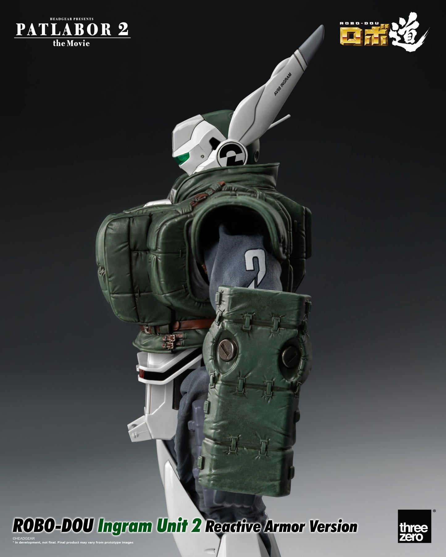 Patlabor 2: The Movie - ROBO-DOU Ingram Unit 2 Reactive Armor Version left side view