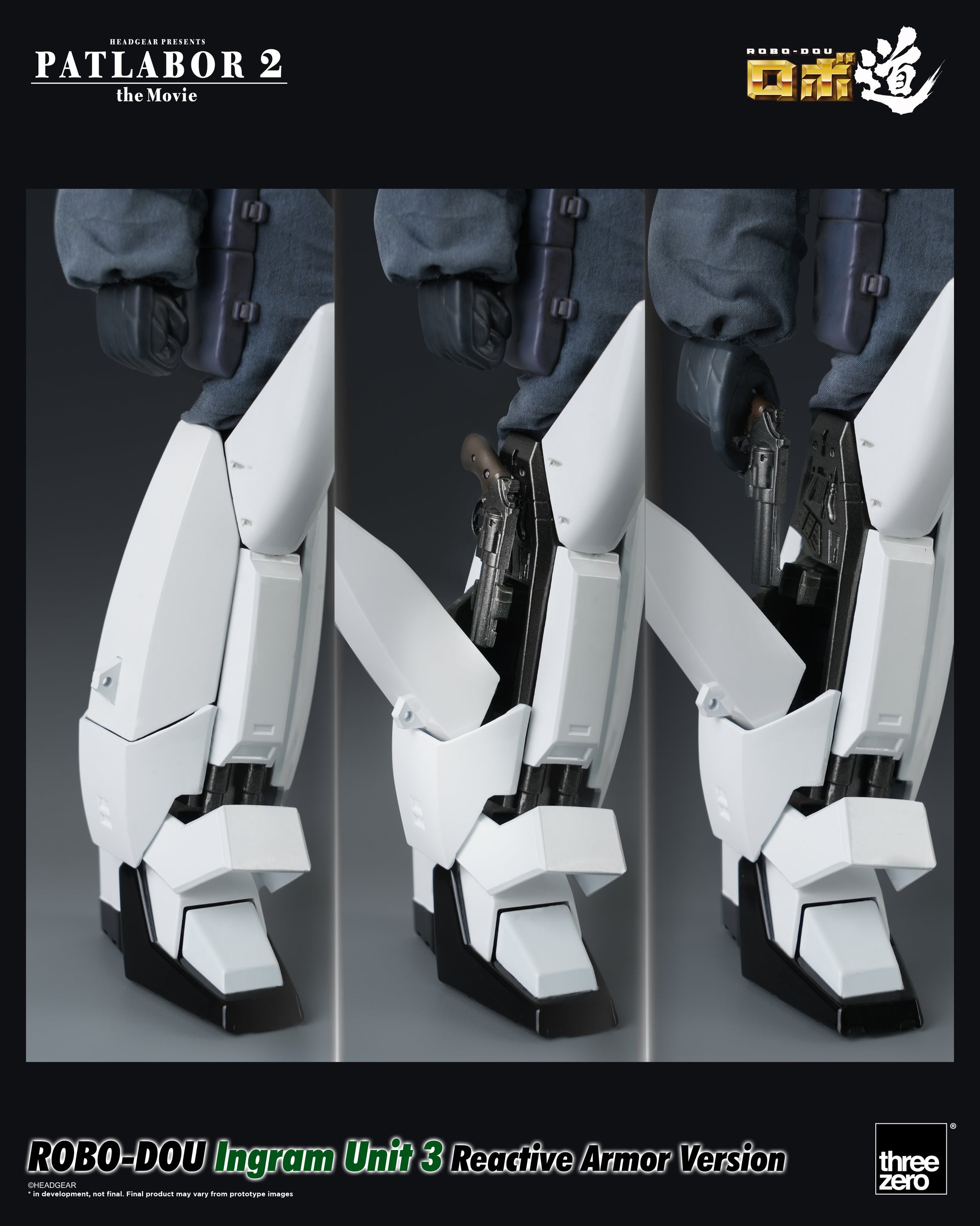 Patlabor 2: The Movie - ROBO-DOU Ingram Unit 3 Reactive Armor Version gun holder