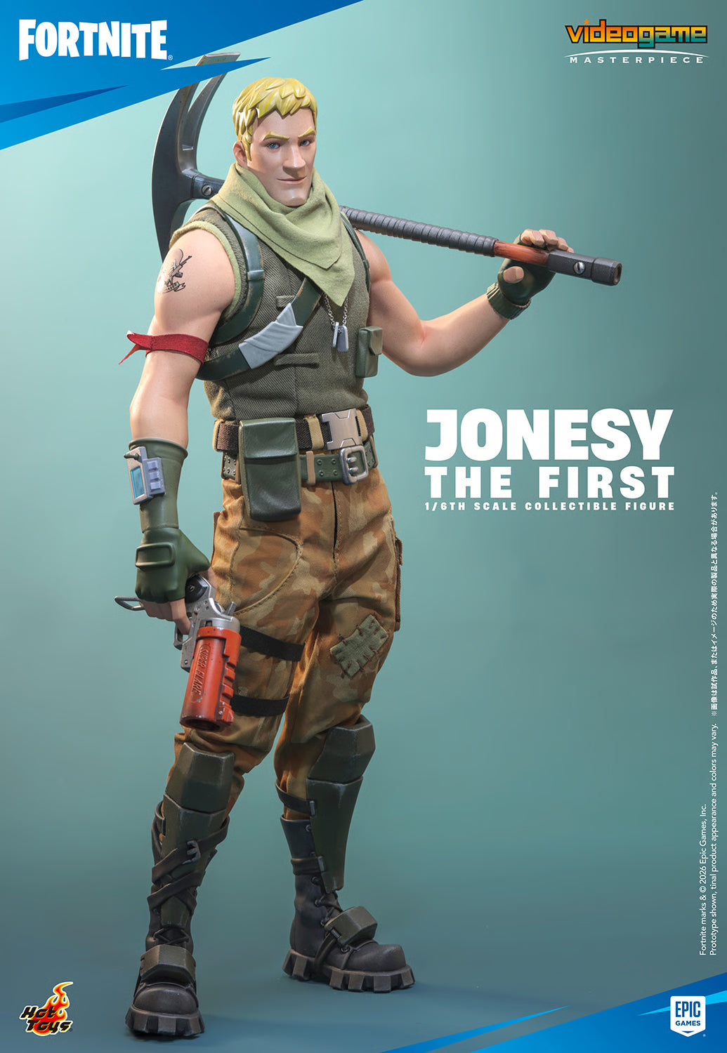 Hot Toys 1/6 Jonesy The First "Fortnite" | Hot Toys 1/6 Scale