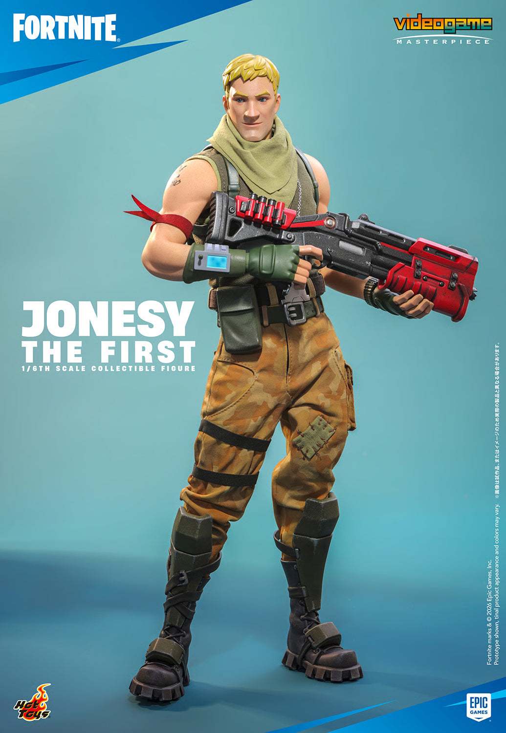 Hot Toys 1/6 Jonesy The First "Fortnite" | Hot Toys 1/6 Scale