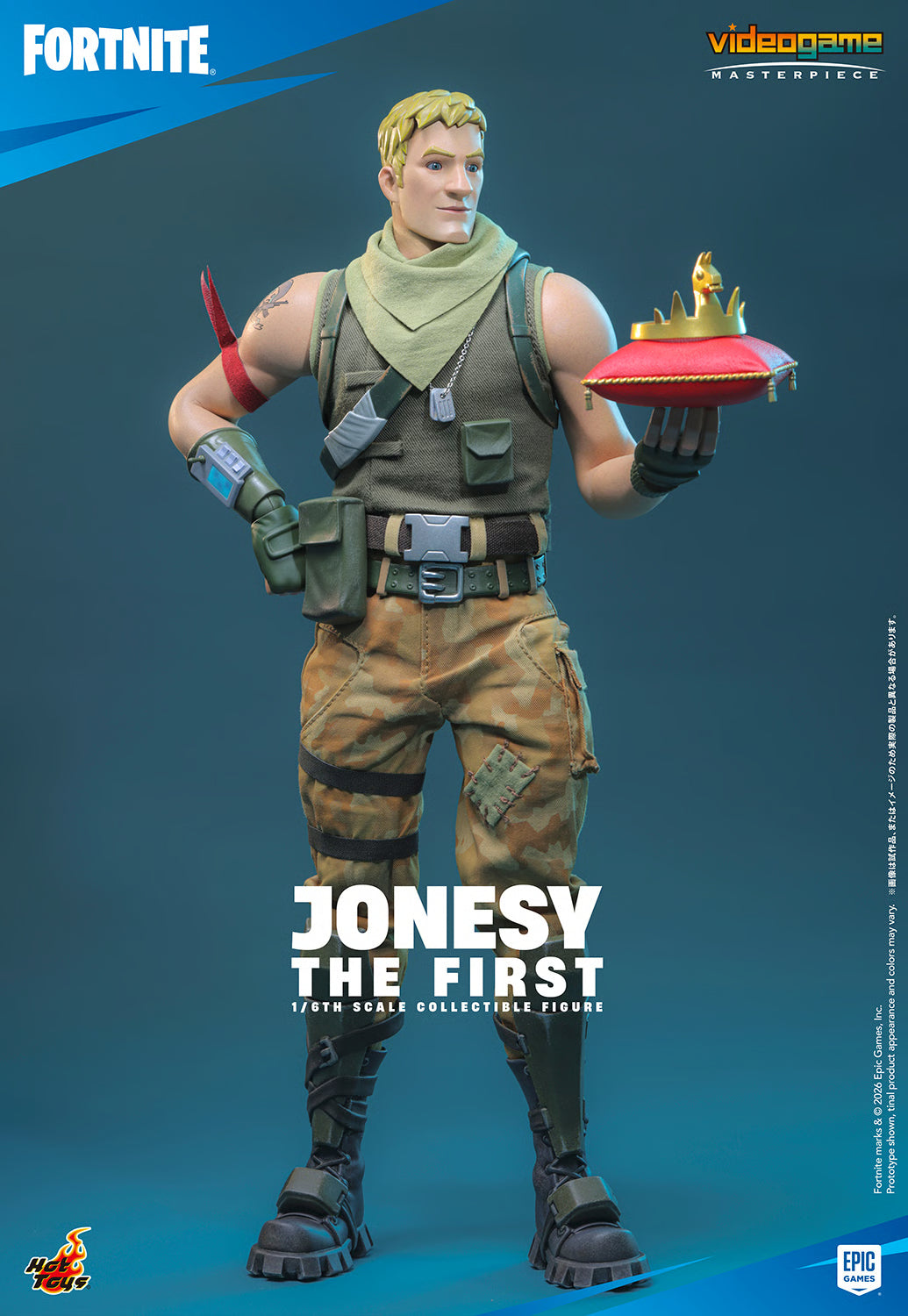 Hot Toys 1/6 Jonesy The First "Fortnite" | Hot Toys 1/6 Scale