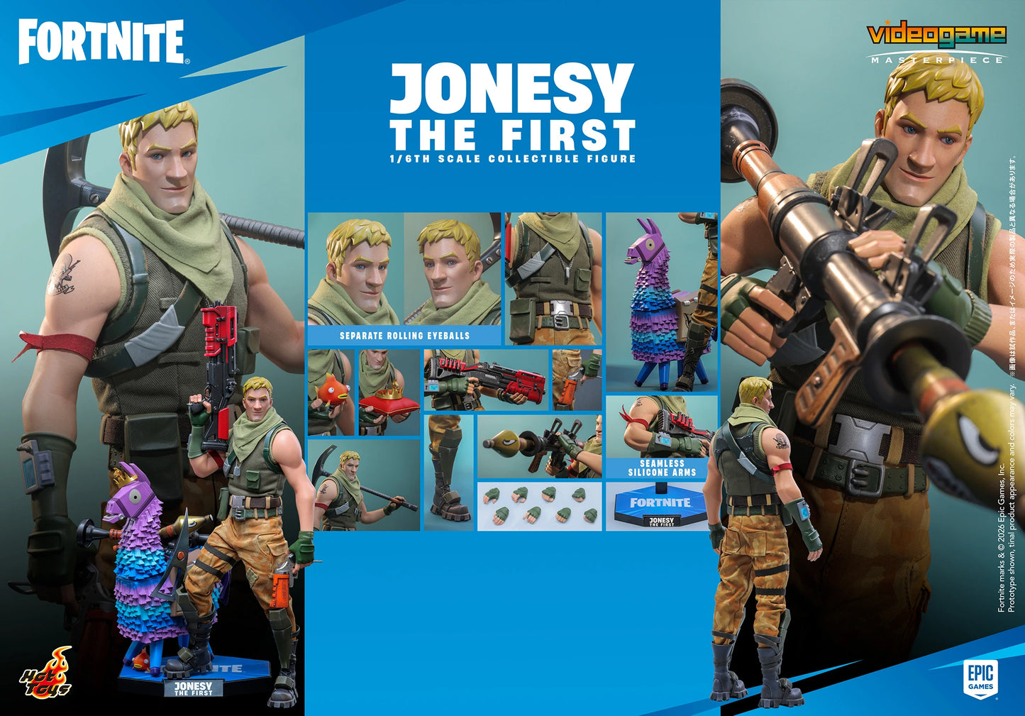 Hot Toys 1/6 Jonesy The First "Fortnite" | Hot Toys 1/6 Scale