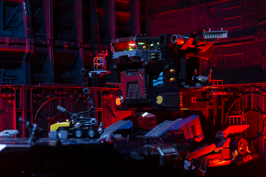 The "Great Base" LED module 2 piece set for DA-95 Diaclone 3rd party