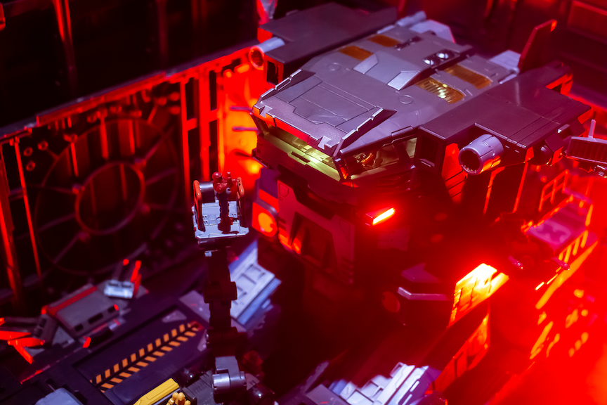 The "Great Base" LED module 2 piece set for DA-95 Diaclone 3rd party