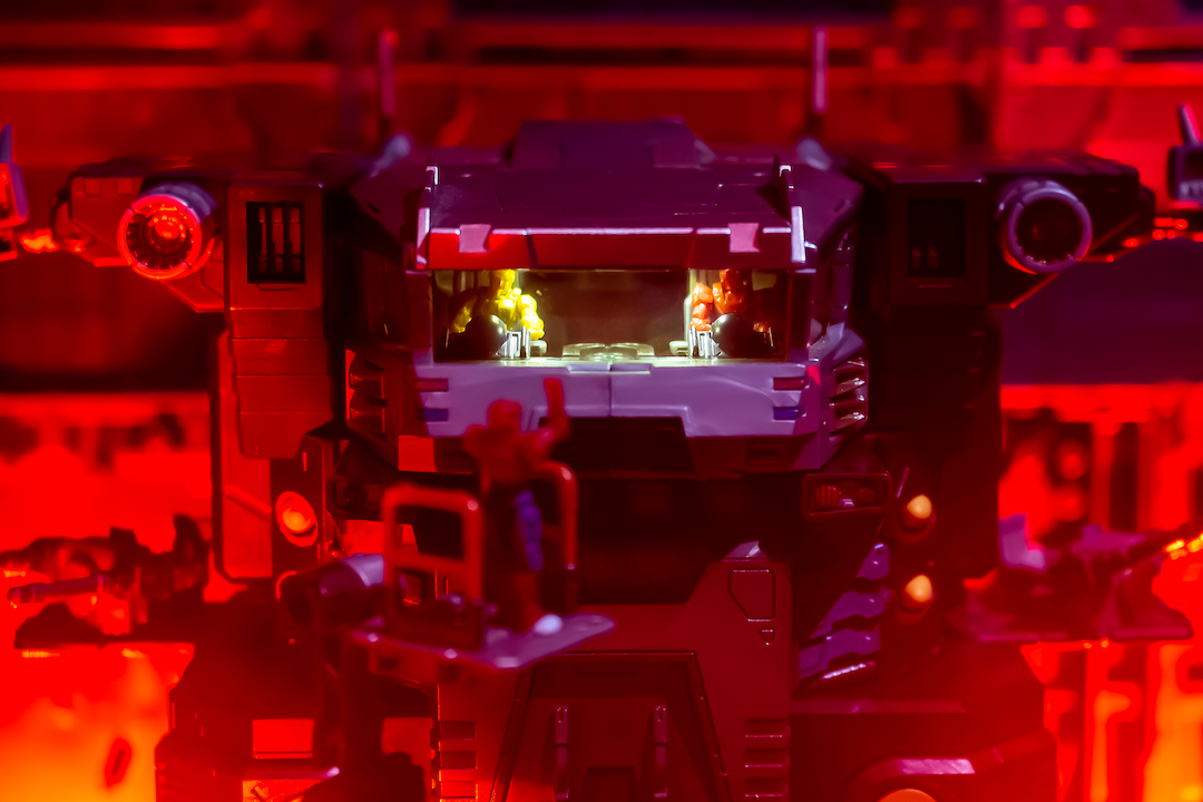 The "Great Base" LED module 2 piece set for DA-95 Diaclone 3rd party