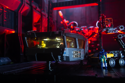 The "Great Base" LED module 2 piece set for DA-95 Diaclone 3rd party