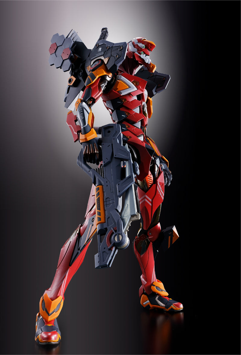 METAL BUILD Evangelion Production Model-02 30th Version with Spear of Cassius | Bandai Tamashii Nations