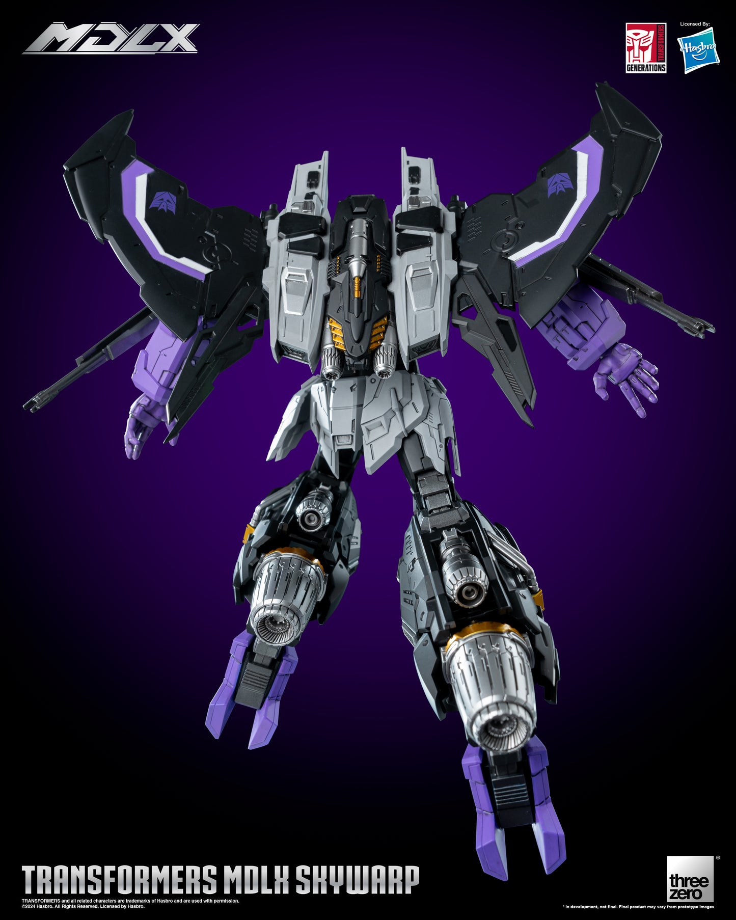 Skywarp - Threezero MDLX Articulated Action Figure Transformers