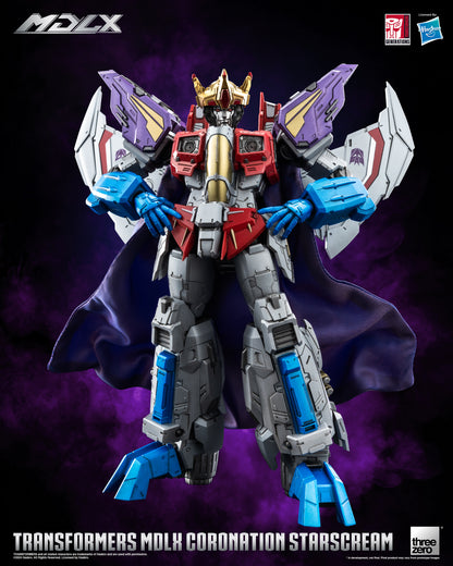 Pre Order Coronation Starscream MDLX Articulated Action Figure Transformers - Threezero
