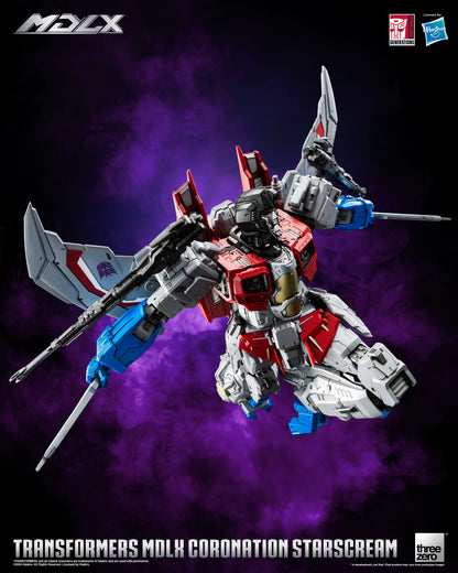Pre Order Coronation Starscream MDLX Articulated Action Figure Transformers - Threezero