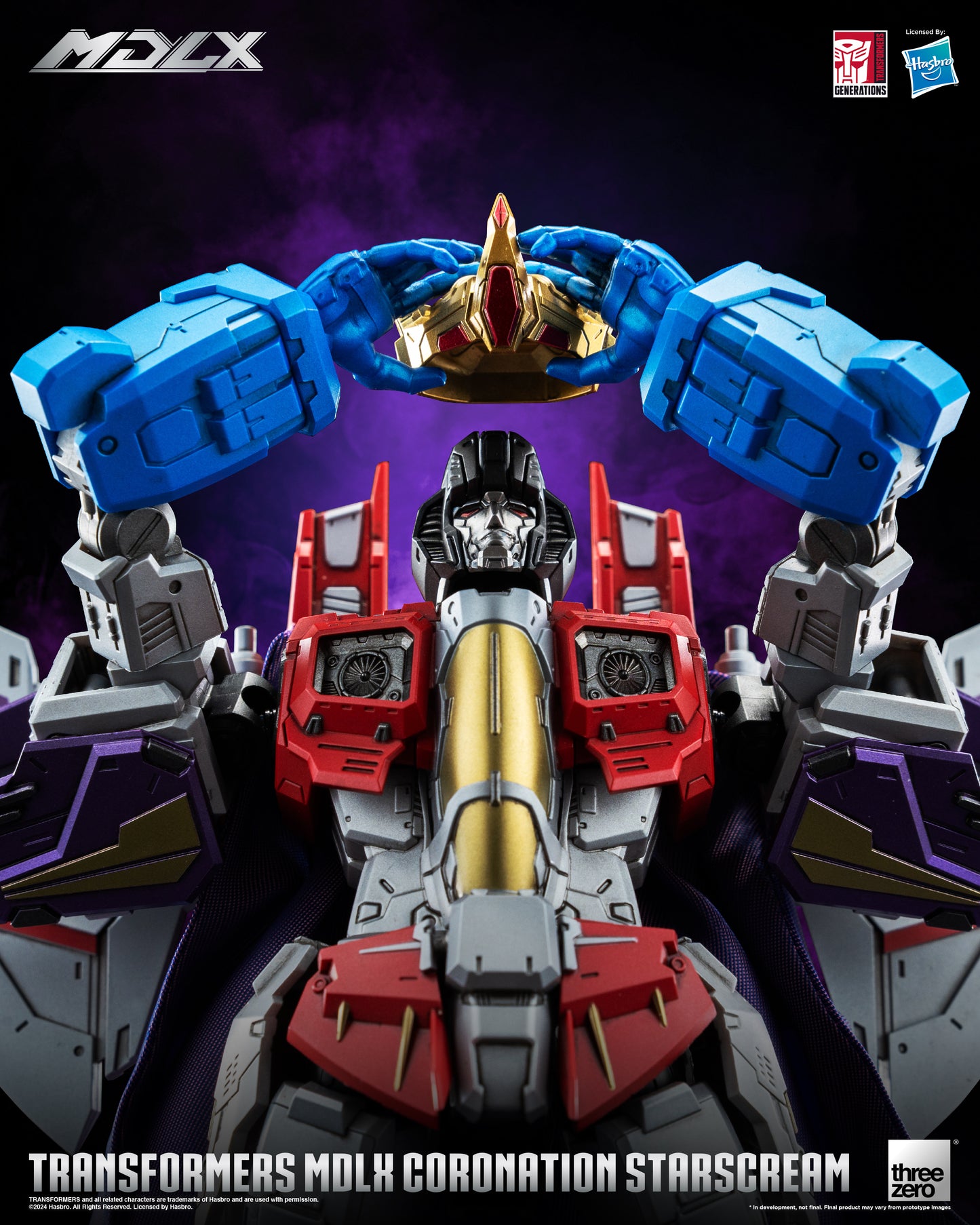 Pre Order Coronation Starscream MDLX Articulated Action Figure Transformers - Threezero