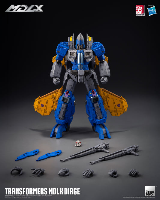 Pre Order Dirge MDLX Articulated Action Figure Transformers - Threezero