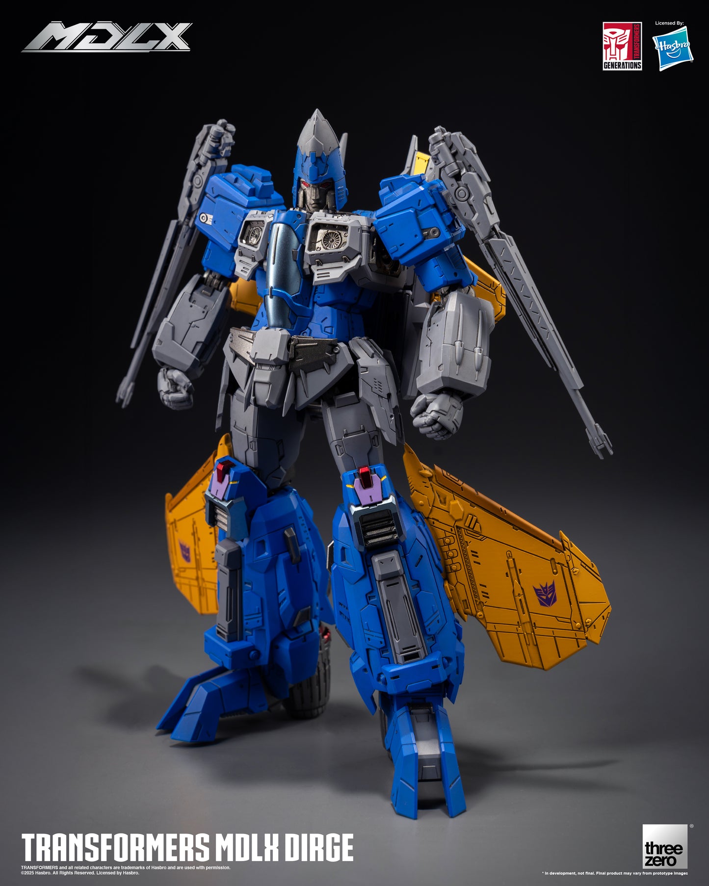 Pre Order Dirge MDLX Articulated Action Figure Transformers - Threezero