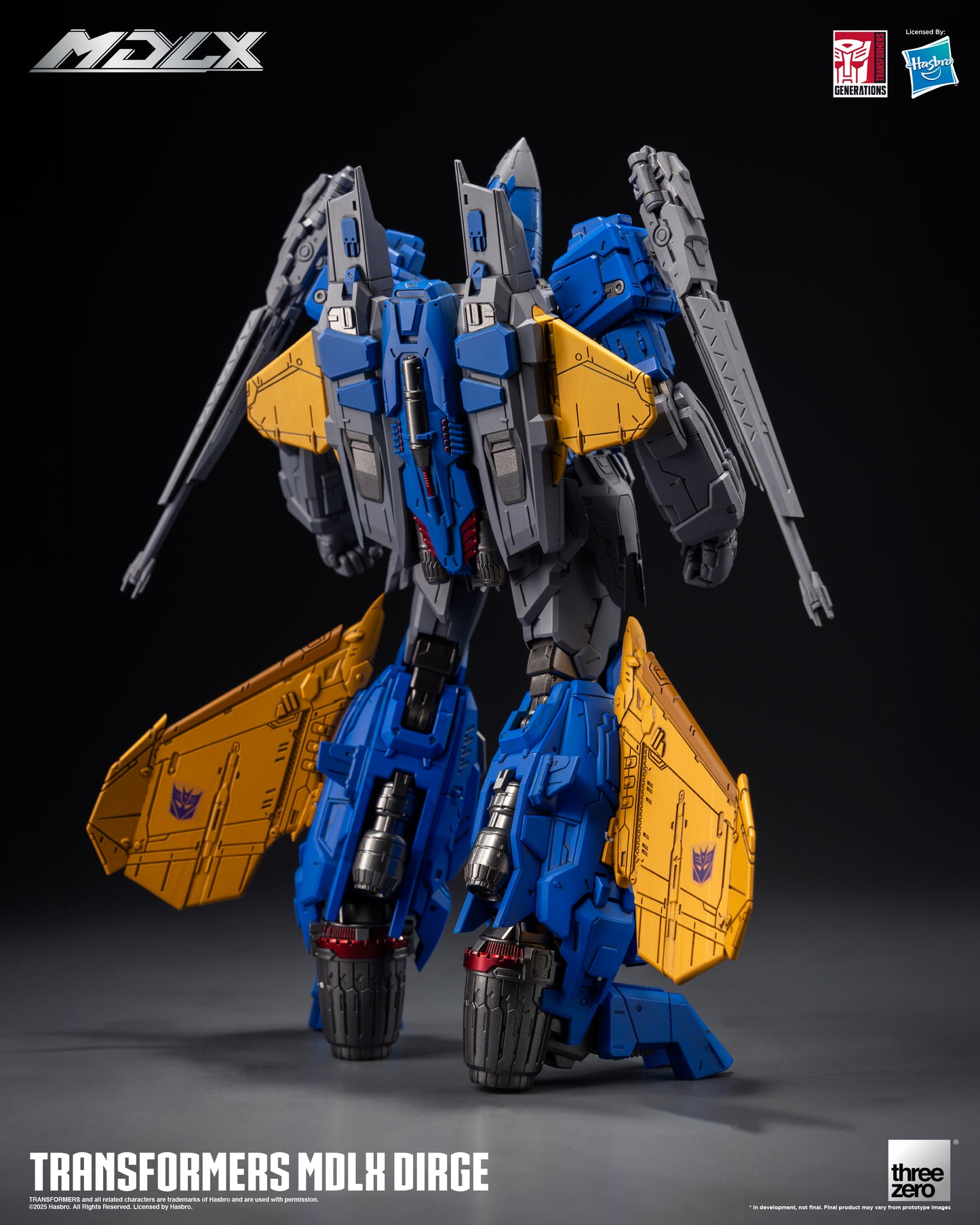 Pre Order Dirge MDLX Articulated Action Figure Transformers - Threezero