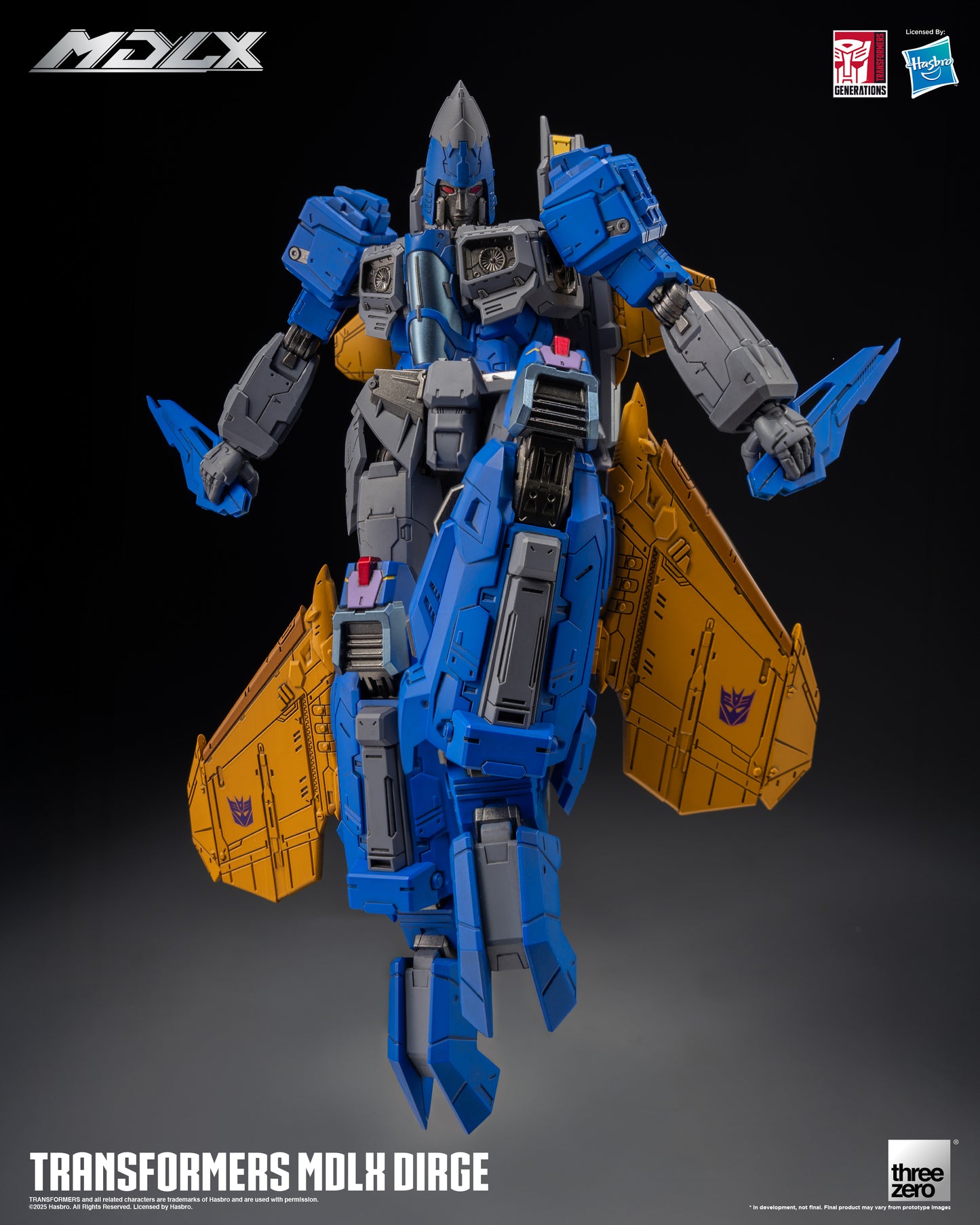 Pre Order Dirge MDLX Articulated Action Figure Transformers - Threezero