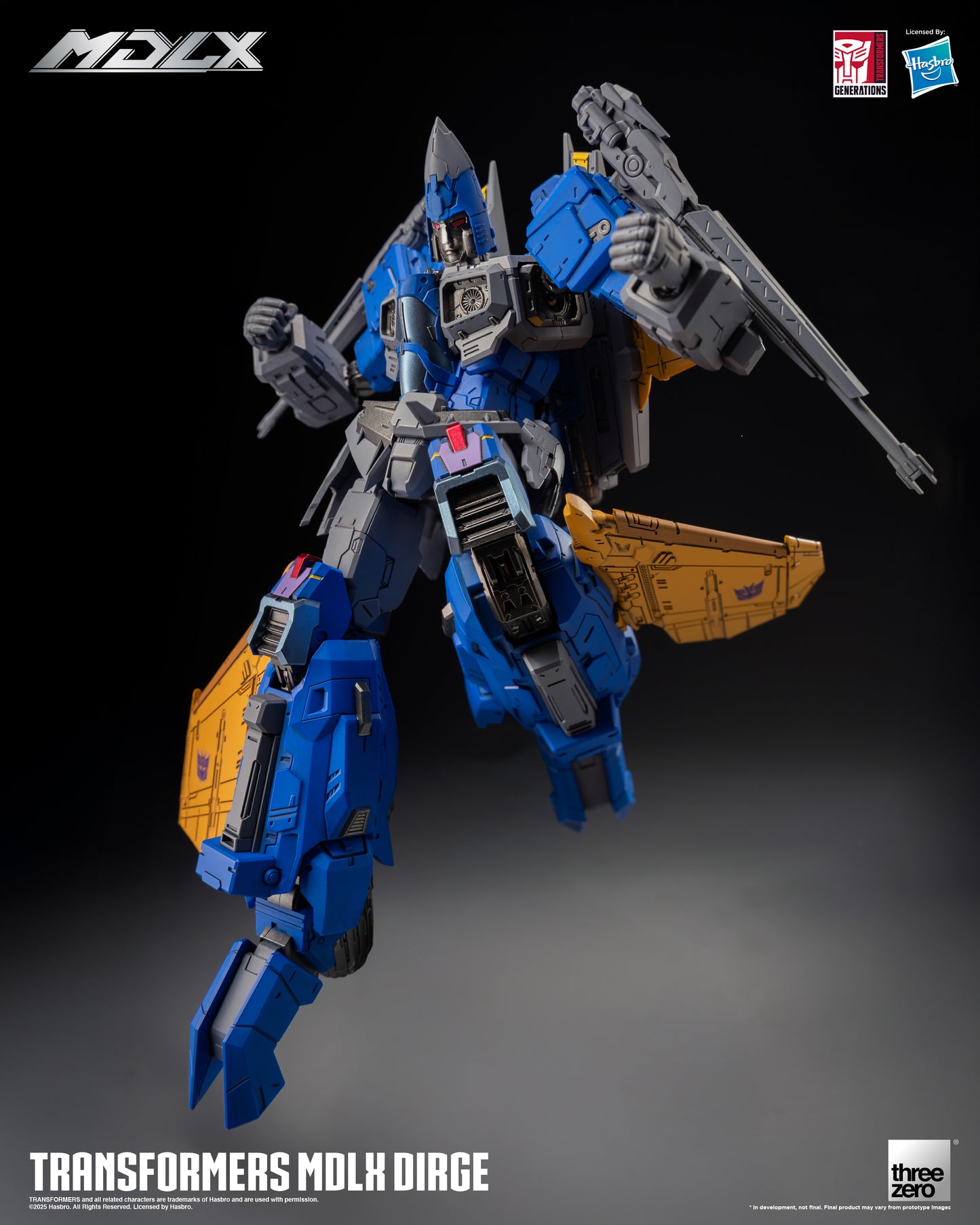 Pre Order Dirge MDLX Articulated Action Figure Transformers - Threezero