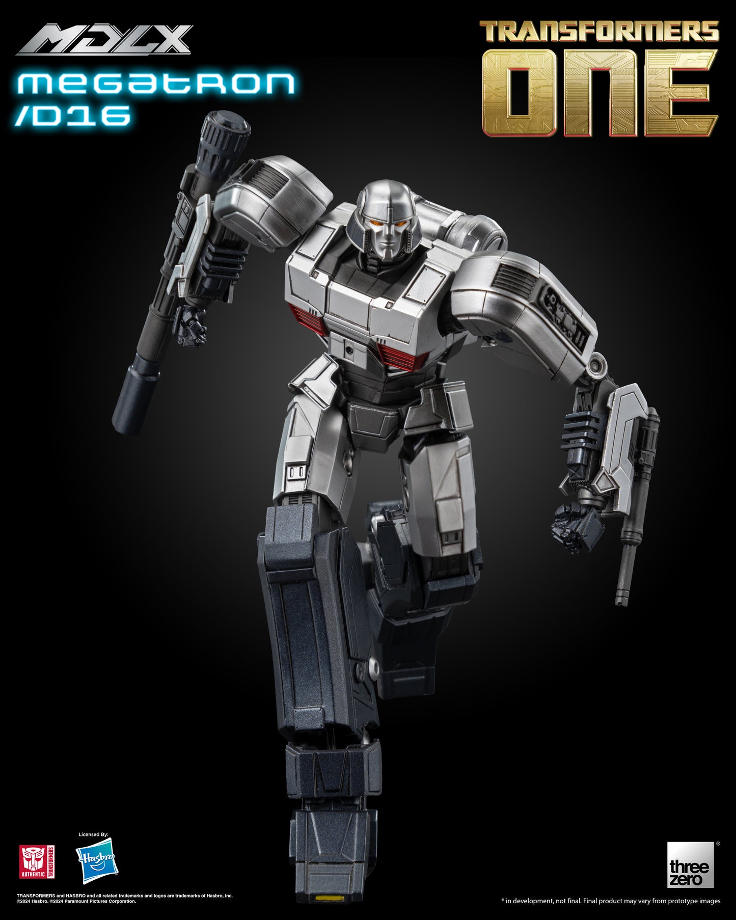 Pre Order Megatron MDLX Articulated Action Figure Transformers One - Threezero