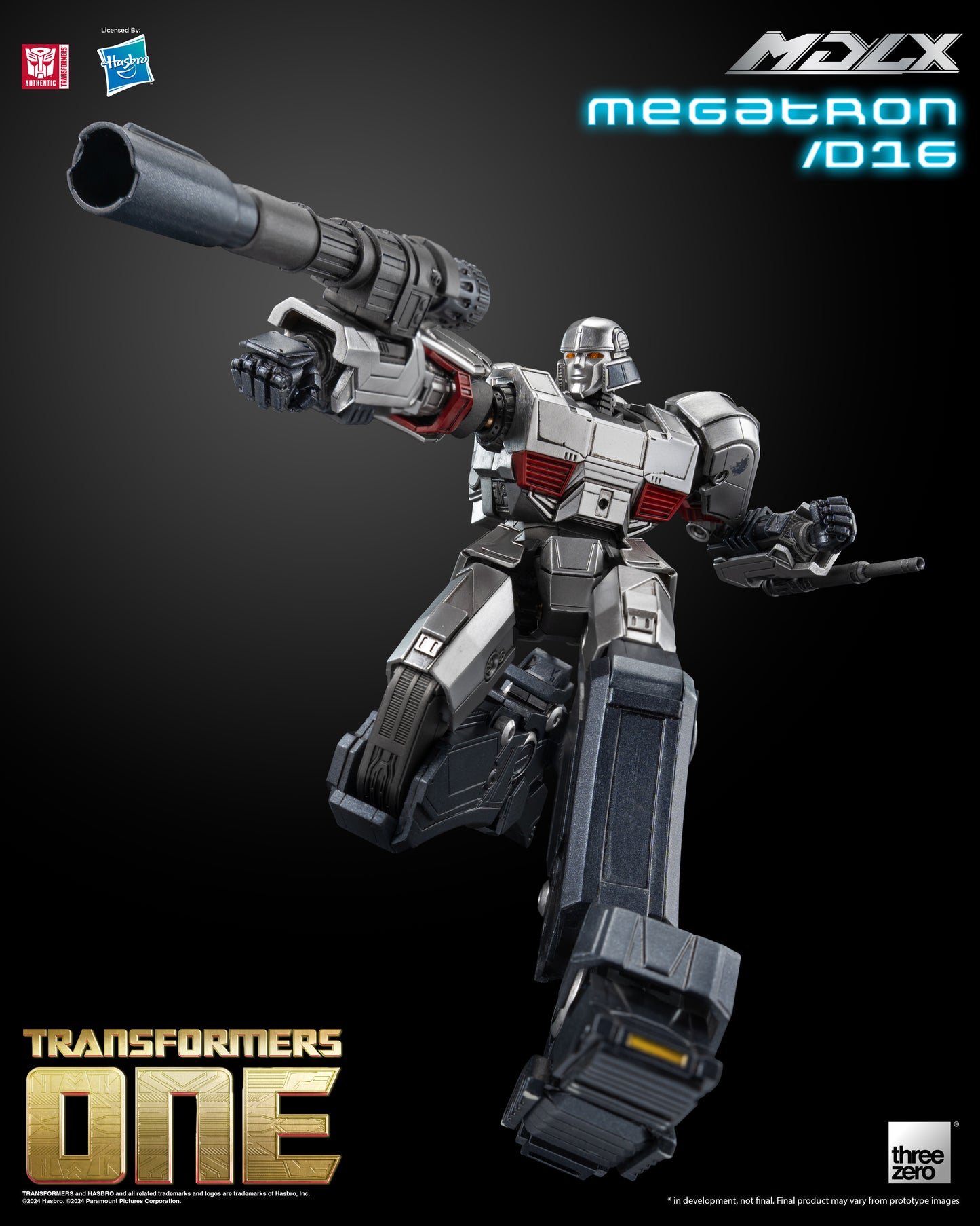 Pre Order Megatron MDLX Articulated Action Figure Transformers One - Threezero