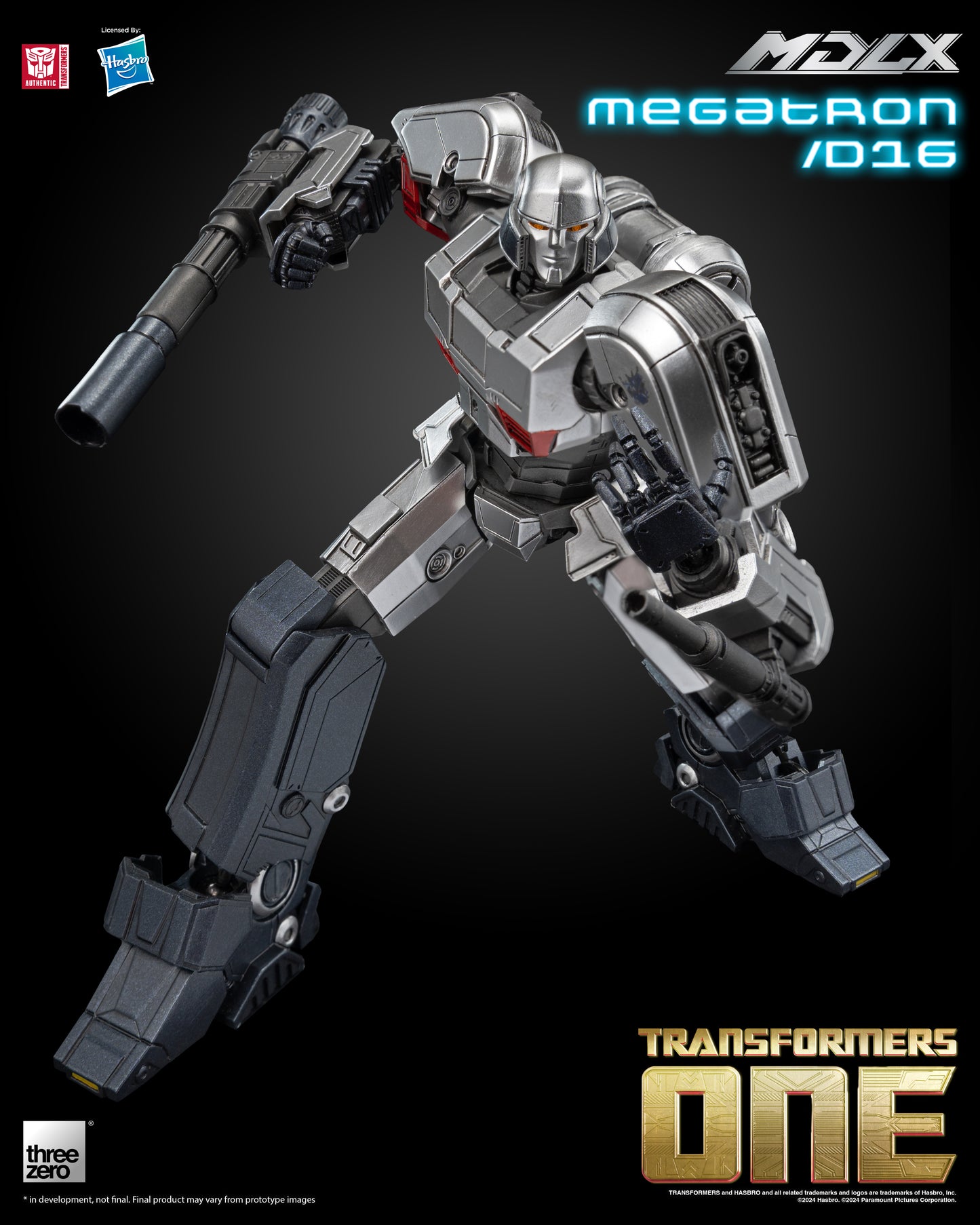 Pre Order Megatron MDLX Articulated Action Figure Transformers One - Threezero