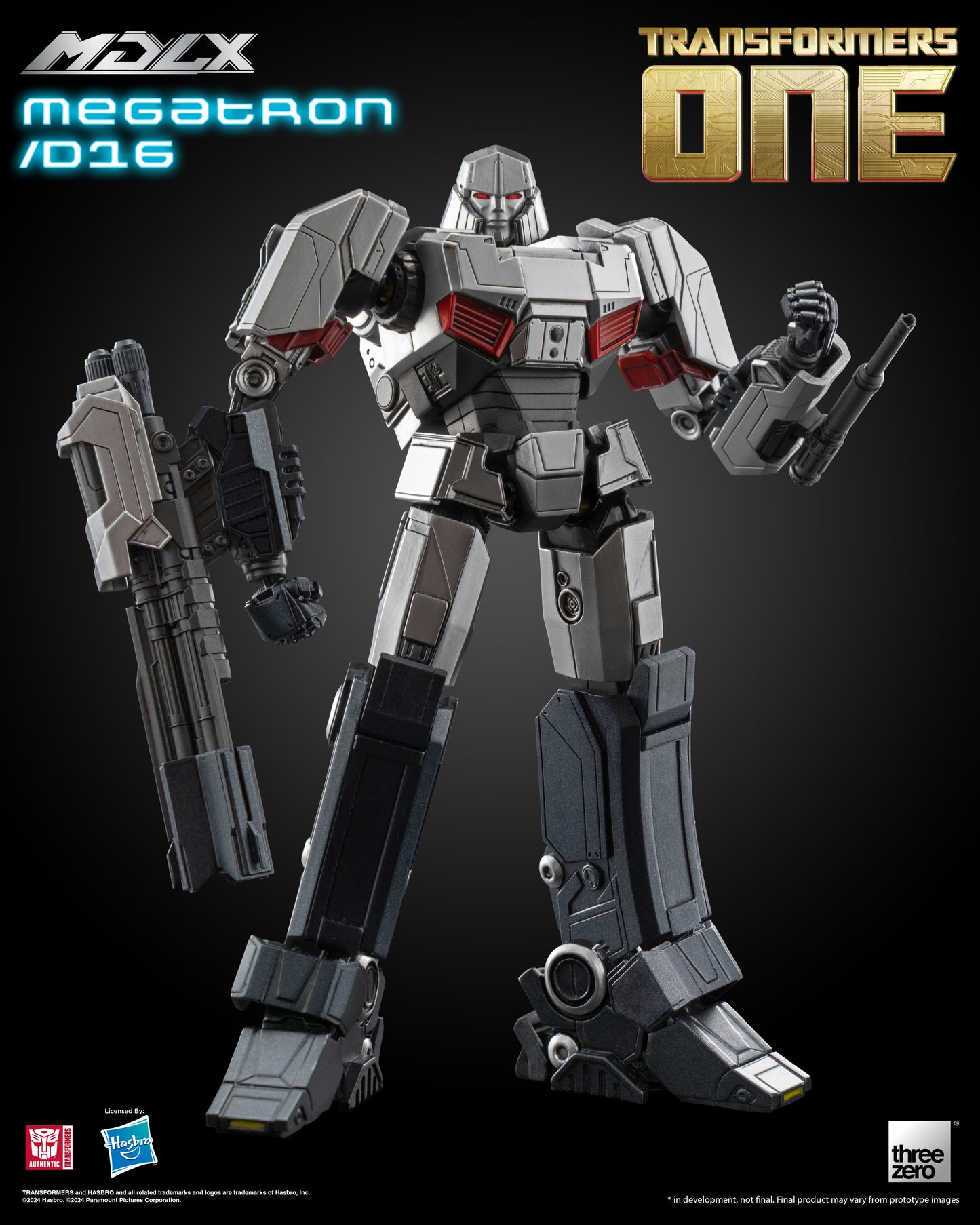 Pre Order Megatron MDLX Articulated Action Figure Transformers One - Threezero