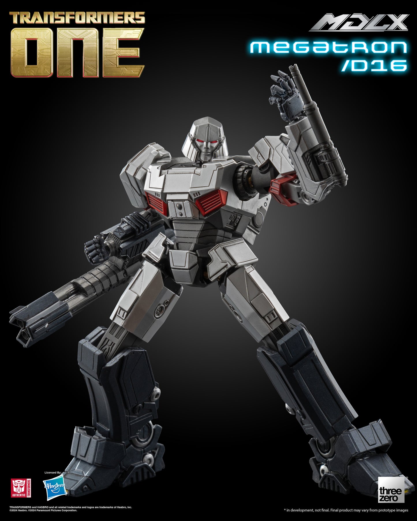 Pre Order Megatron MDLX Articulated Action Figure Transformers One - Threezero