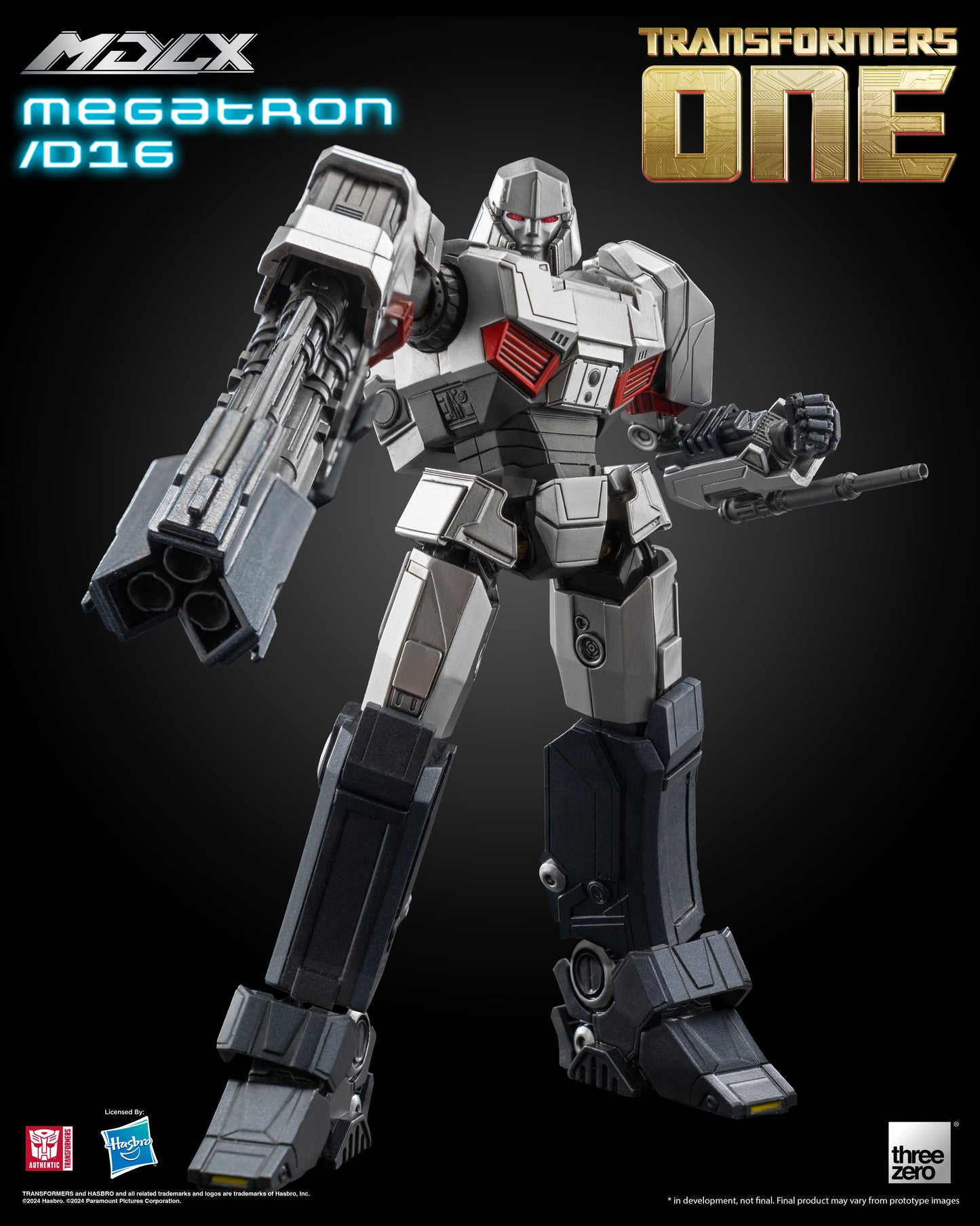 Pre Order Megatron MDLX Articulated Action Figure Transformers One - Threezero