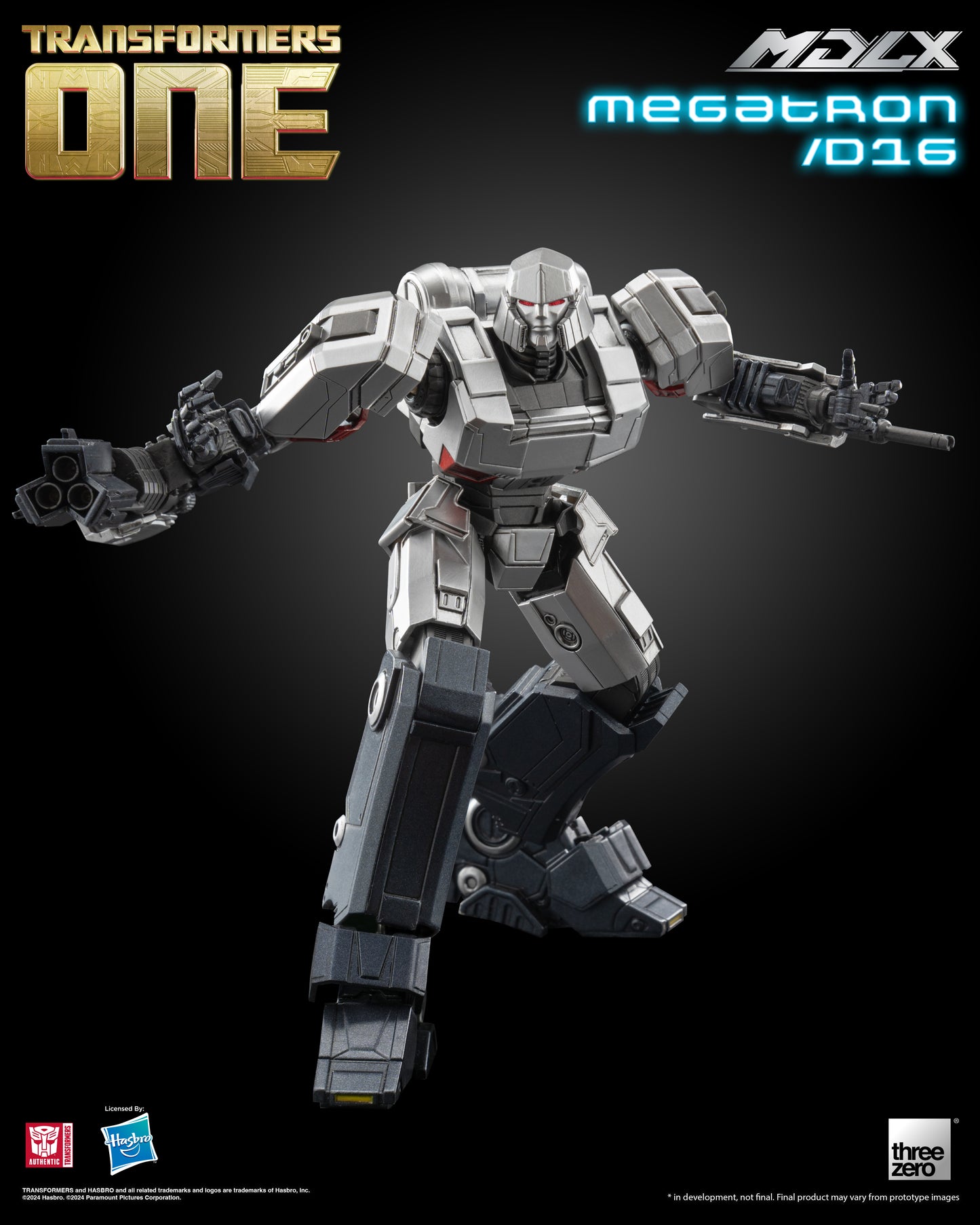 Pre Order Megatron MDLX Articulated Action Figure Transformers One - Threezero