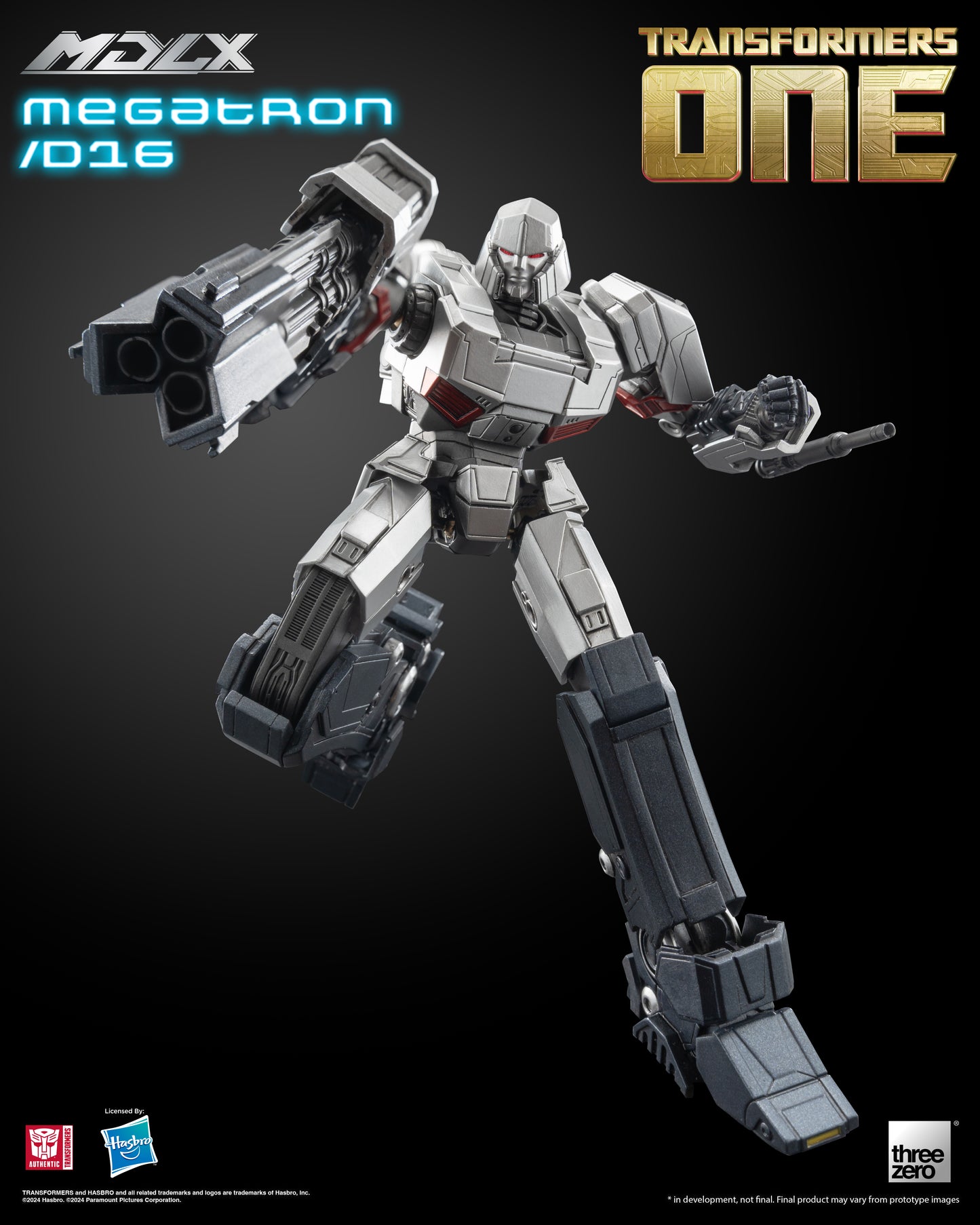 Pre Order Megatron MDLX Articulated Action Figure Transformers One - Threezero