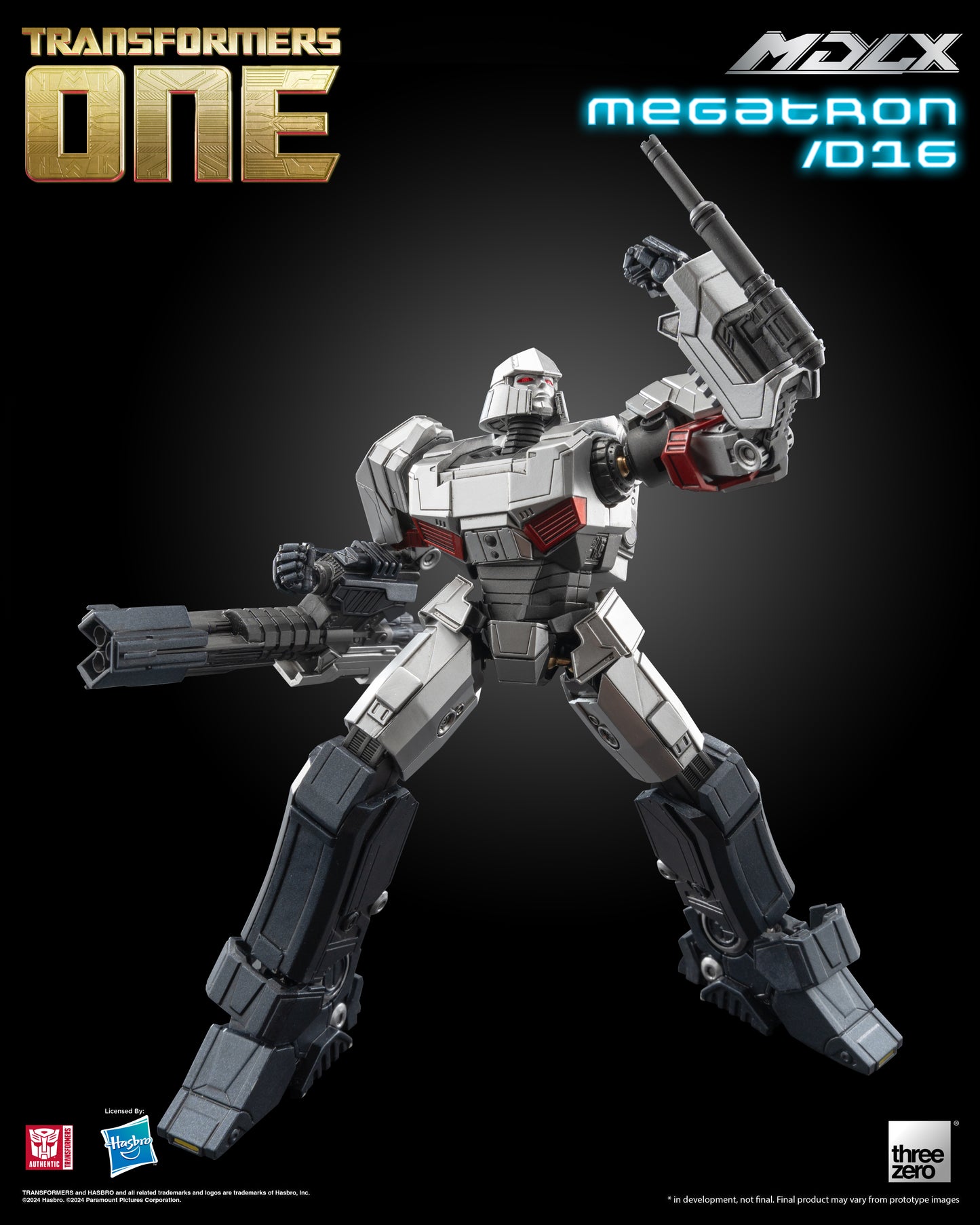 Pre Order Megatron MDLX Articulated Action Figure Transformers One - Threezero