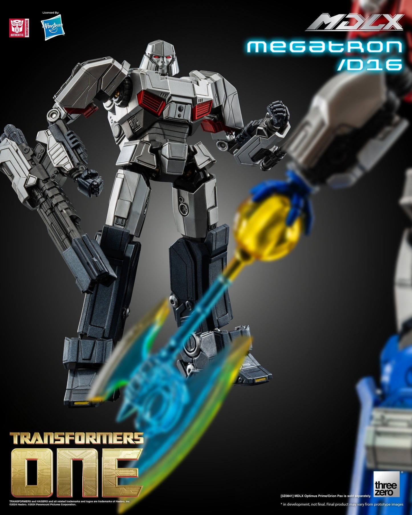 Pre Order Megatron MDLX Articulated Action Figure Transformers One - Threezero