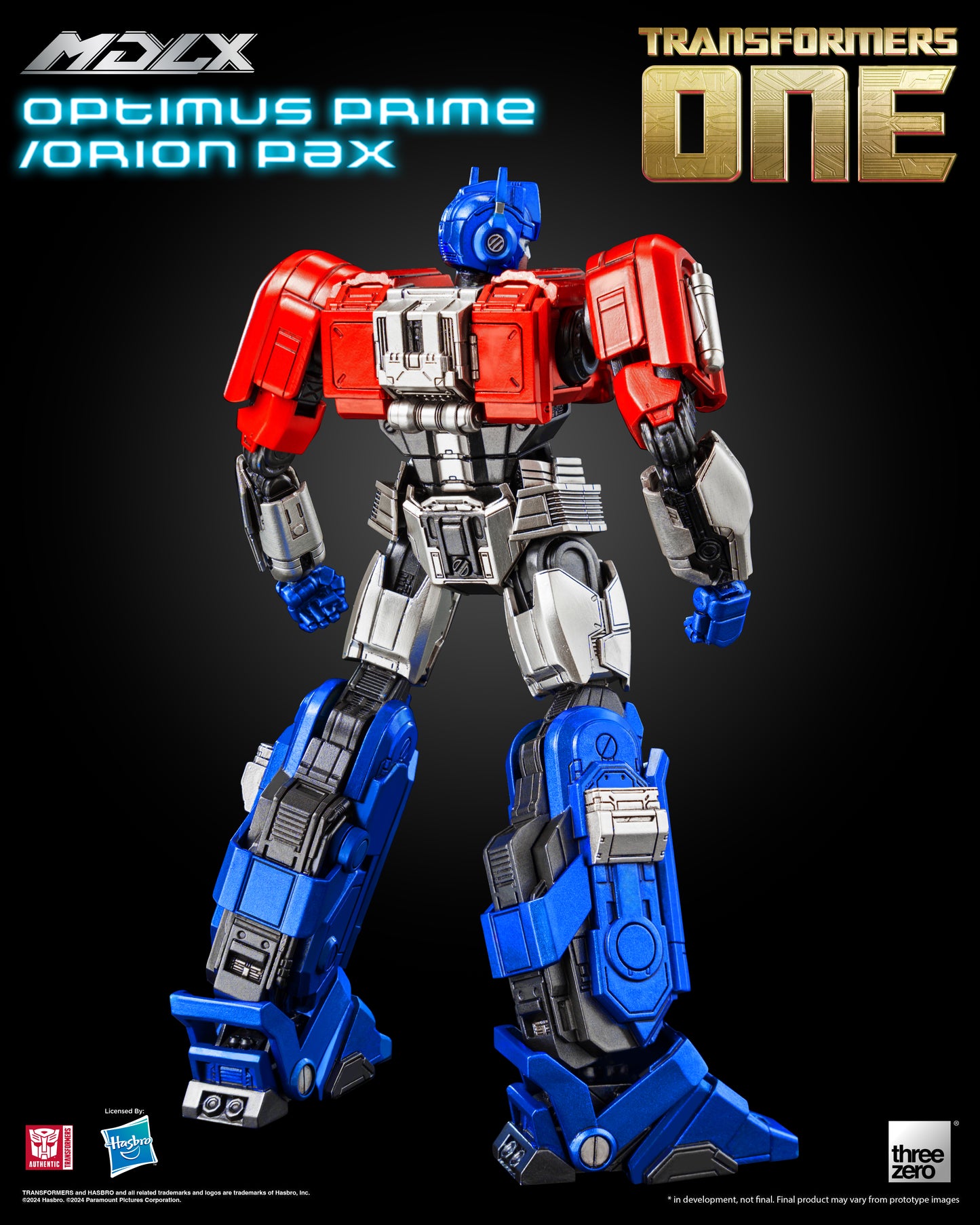 Pre Order Optimus Prime / Orion Pax MDLX Articulated Action Figure Transformers One - Threezero