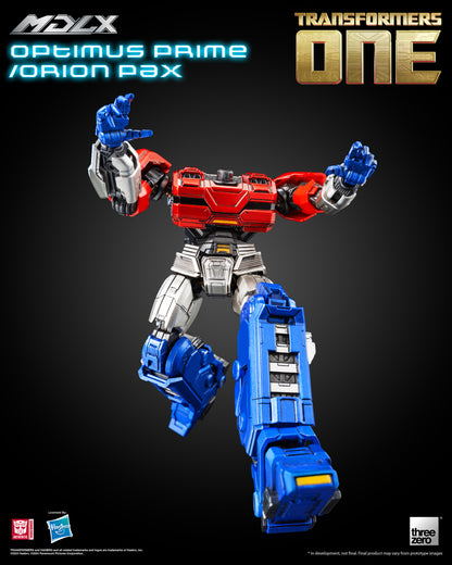 Pre Order Optimus Prime / Orion Pax MDLX Articulated Action Figure Transformers One - Threezero