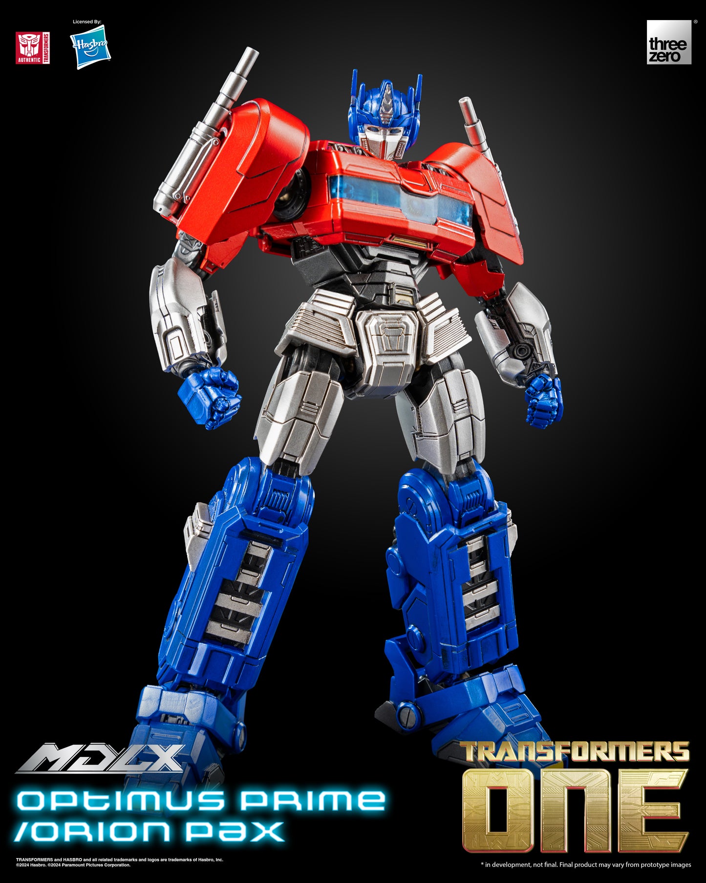 Pre Order Optimus Prime / Orion Pax MDLX Articulated Action Figure Transformers One - Threezero