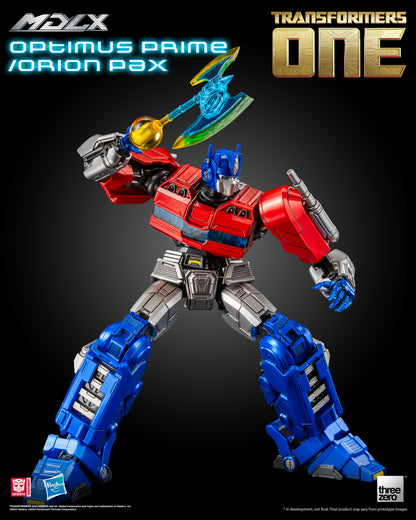 Pre Order Optimus Prime / Orion Pax MDLX Articulated Action Figure Transformers One - Threezero