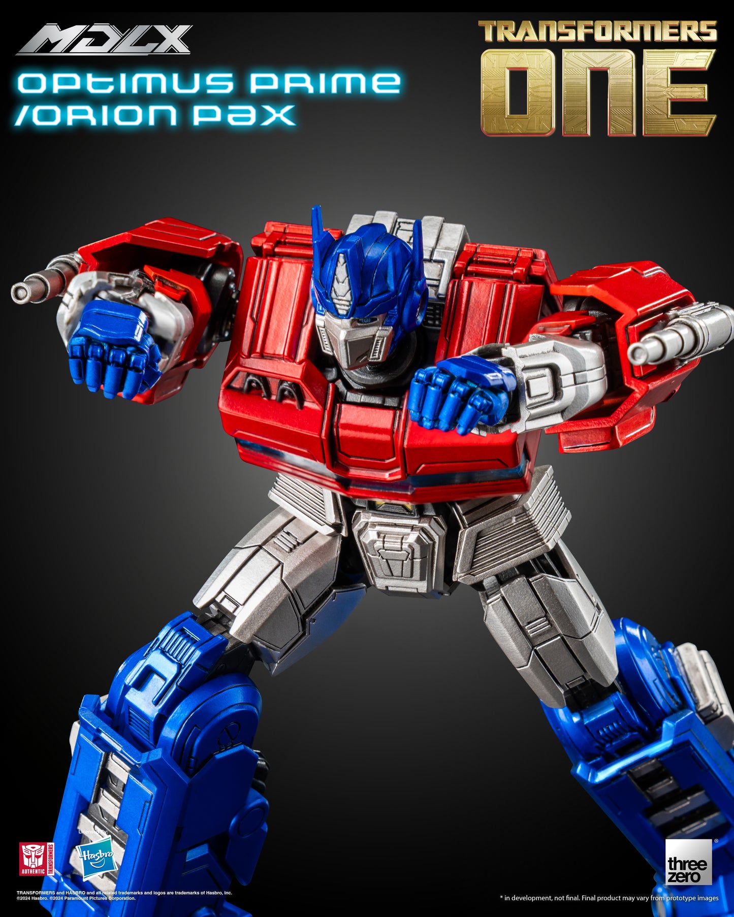 Pre Order Optimus Prime / Orion Pax MDLX Articulated Action Figure Transformers One - Threezero