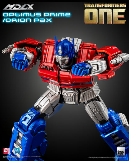Pre Order Optimus Prime / Orion Pax MDLX Articulated Action Figure Transformers One - Threezero