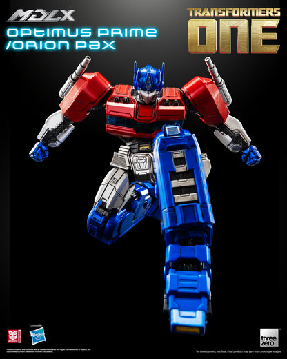 Pre Order Optimus Prime / Orion Pax MDLX Articulated Action Figure Transformers One - Threezero